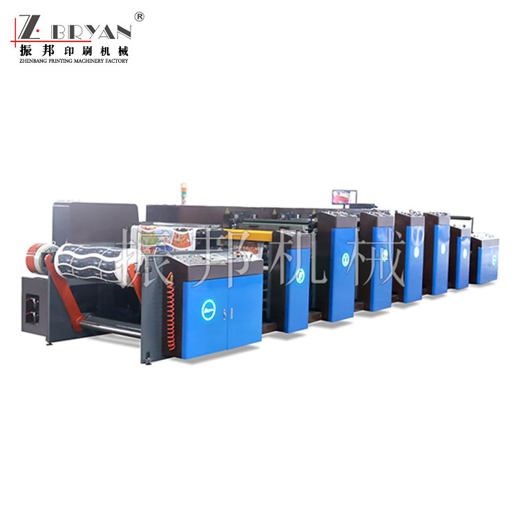 四色花瓣式機組柔版印刷機