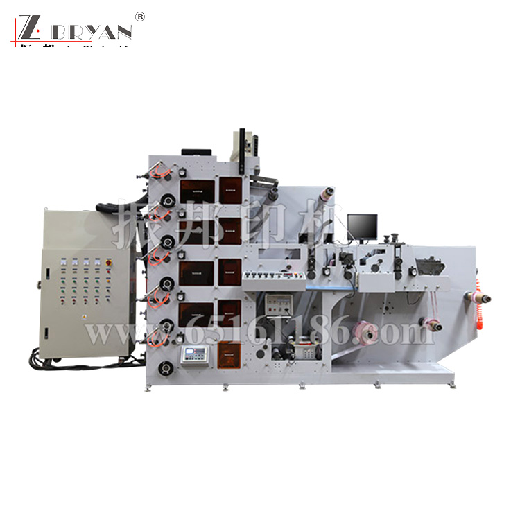 廣東三工位五色柔版印刷機